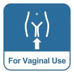 Put the suppository into the vagina with a finger or  applicator